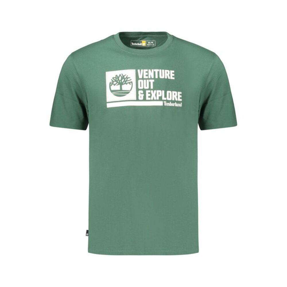 Timberland Green Cotton Men's Men's T-Shirt